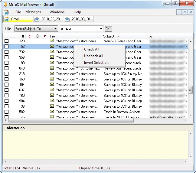 MiTeC Mail Viewer Screenshot 1