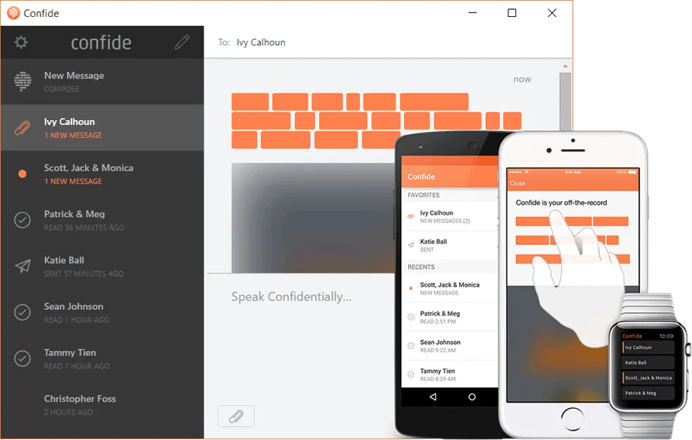 Confide Screenshot 1
