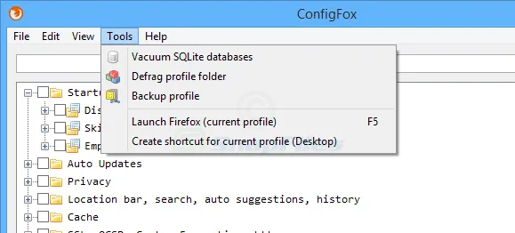 ConfigFox Screenshot 2