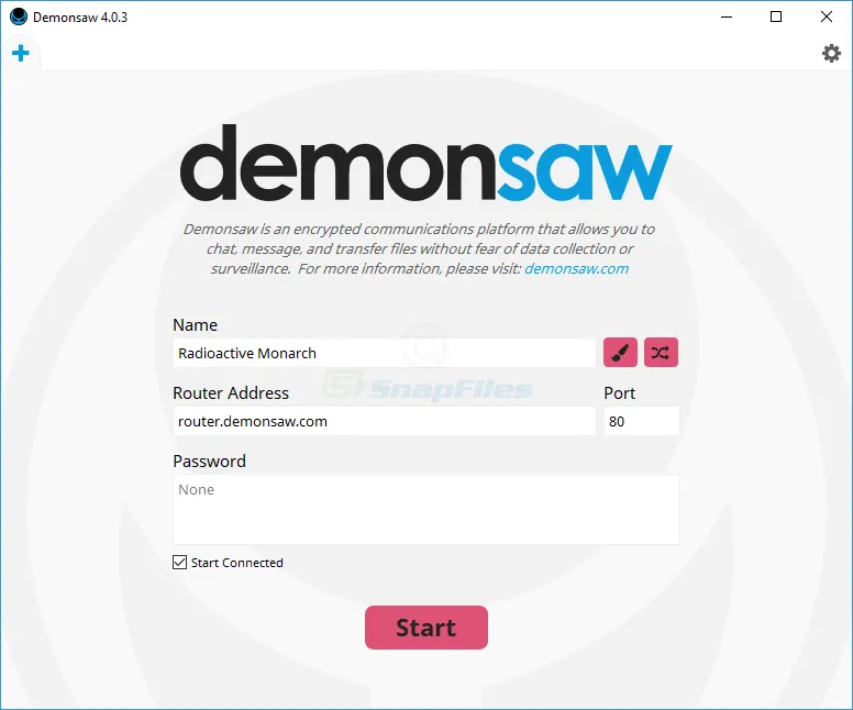 Demonsaw Screenshot 2