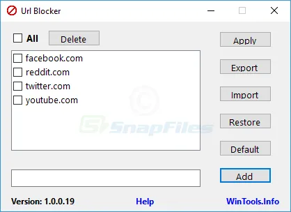 Url Blocker Screenshot 1