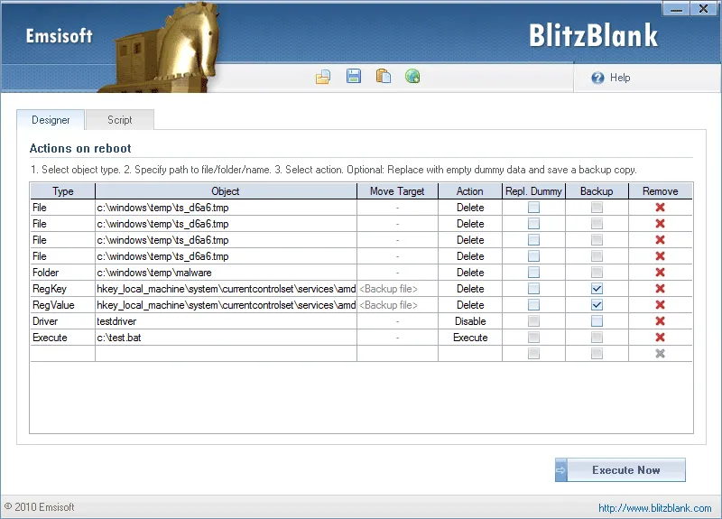 Emsisoft BlitzBlank Screenshot 1