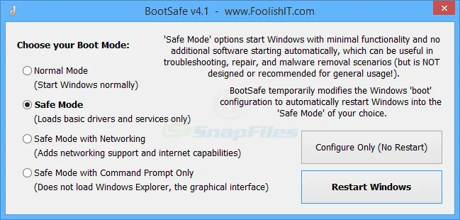 BootSafe Screenshot 1