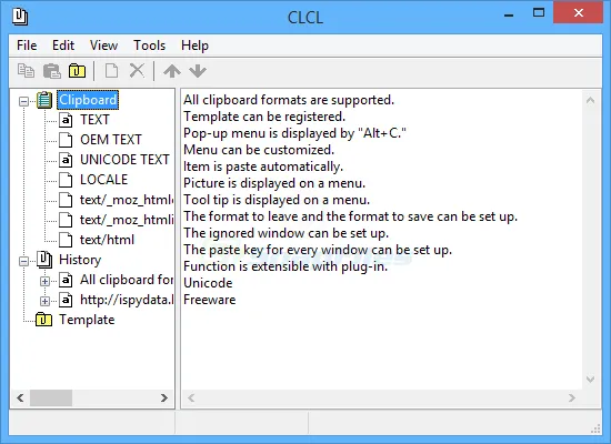 CLCL Screenshot 1