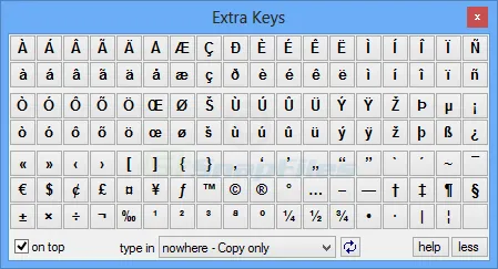 Extra Keys Screenshot 2