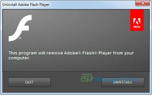 Adobe Flash Player Uninstaller Screenshot 1