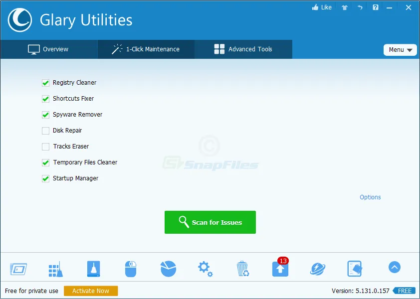 Glary Utilities Free Screenshot 2