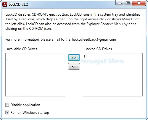 LockCD Screenshot 1