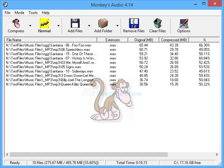 Monkeys Audio Screenshot 1