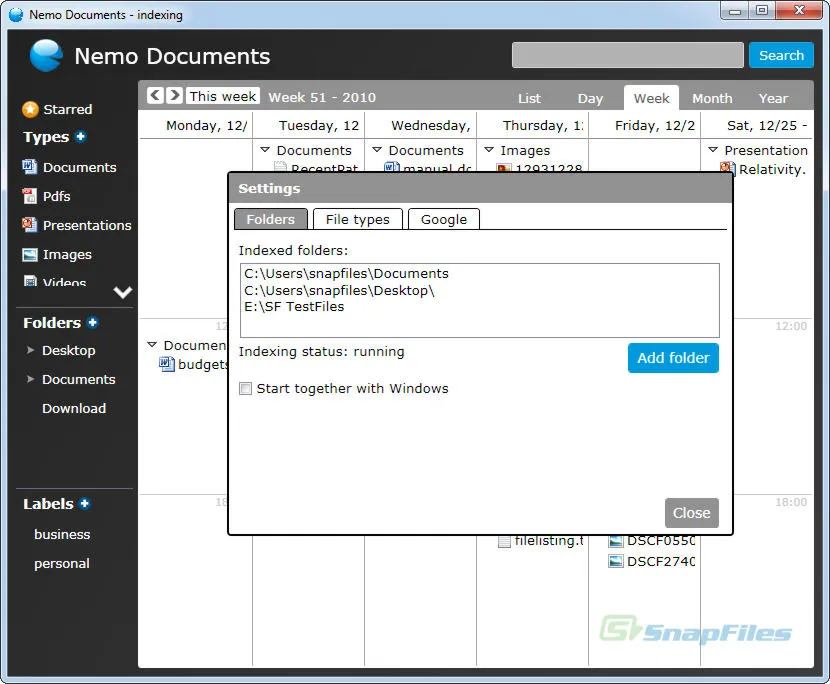 Nemo Documents Screenshot 2