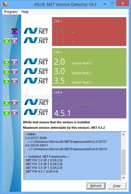 .NET Version Detector Screenshot 1