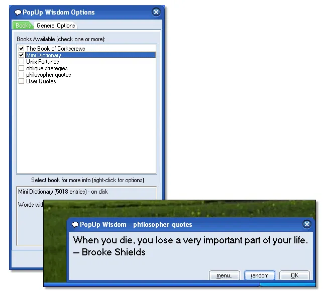 PopUp Wisdom Screenshot 1