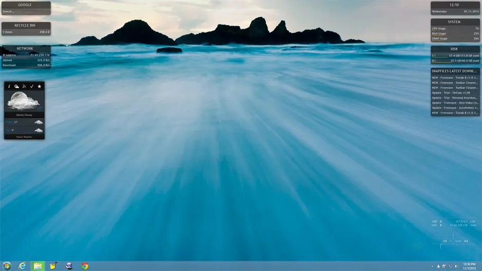 Rainmeter Screenshot 1