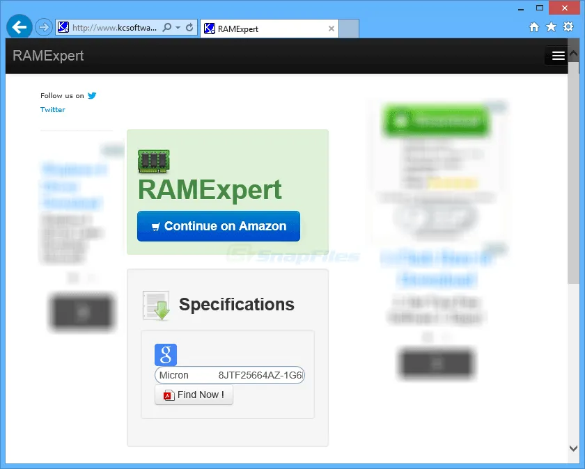 RAMExpert Screenshot 2