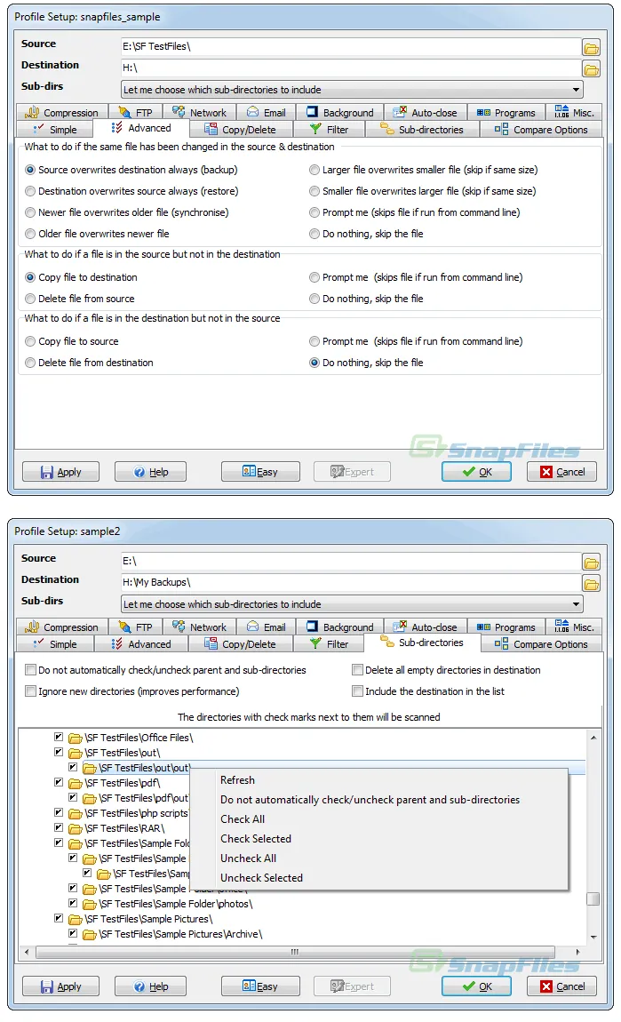 SyncBack Free Screenshot 2