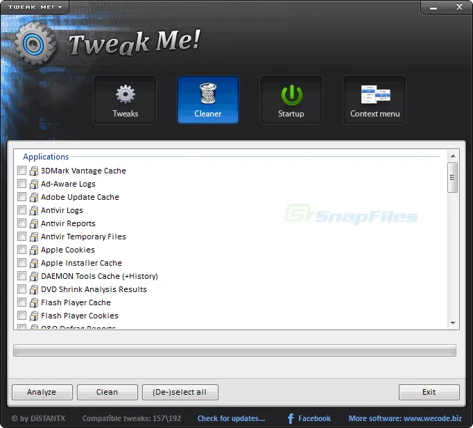 Tweak Me! Screenshot 2