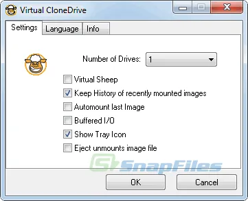 SlySoft Virtual CloneDrive Screenshot 1