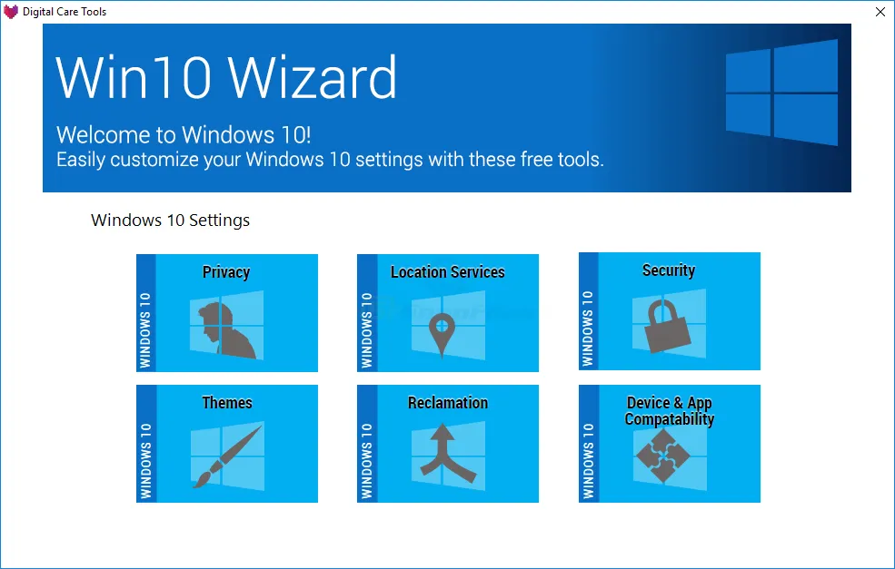 Win10 Wizard Screenshot 1