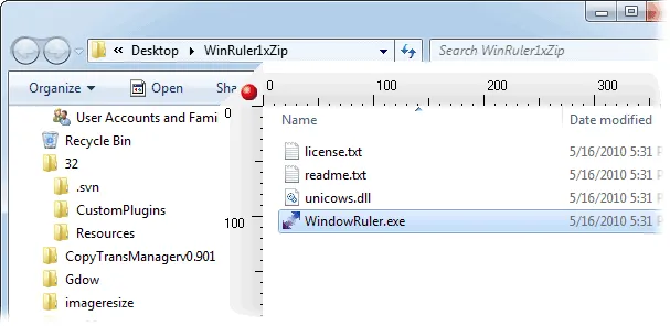 Window Ruler Screenshot 2